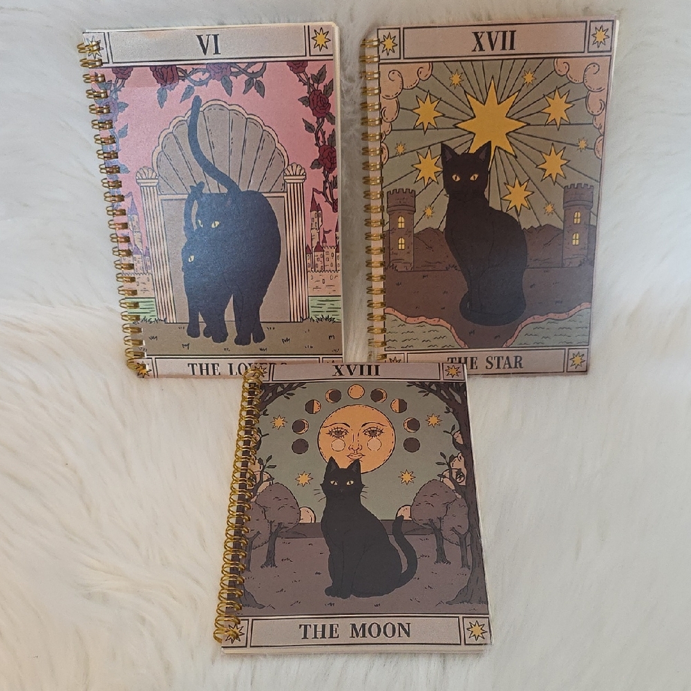 Tarot Cat Spiral Notebooks